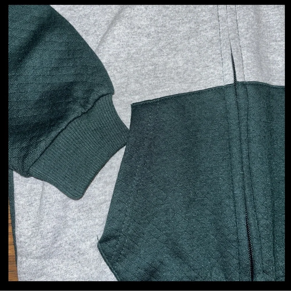 3pc Kenneth Cole NY Track Jacket Zip Up Waffle Style W/Joggers & T-Shirt Outfit
